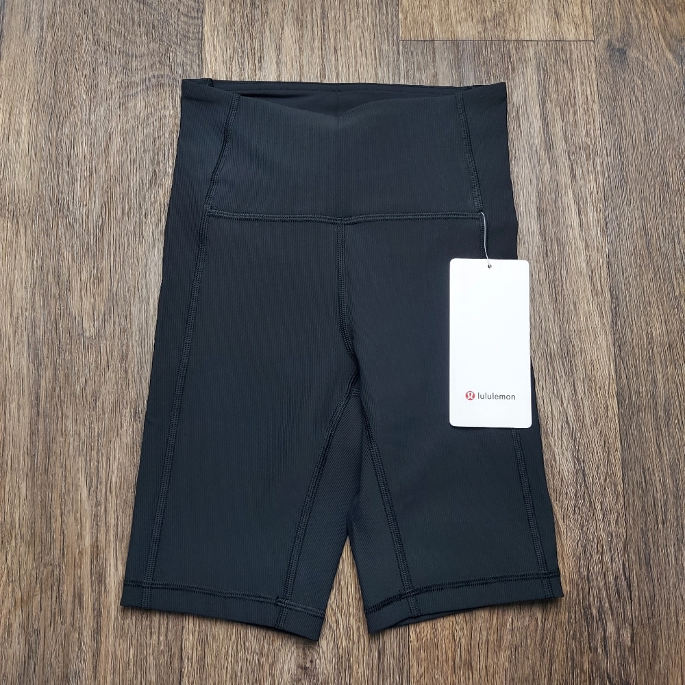 Lululemon Ribbed Contoured High Rise Short 8" - Picture 5 of 8